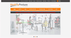 Desktop Screenshot of healthyposturestore.com